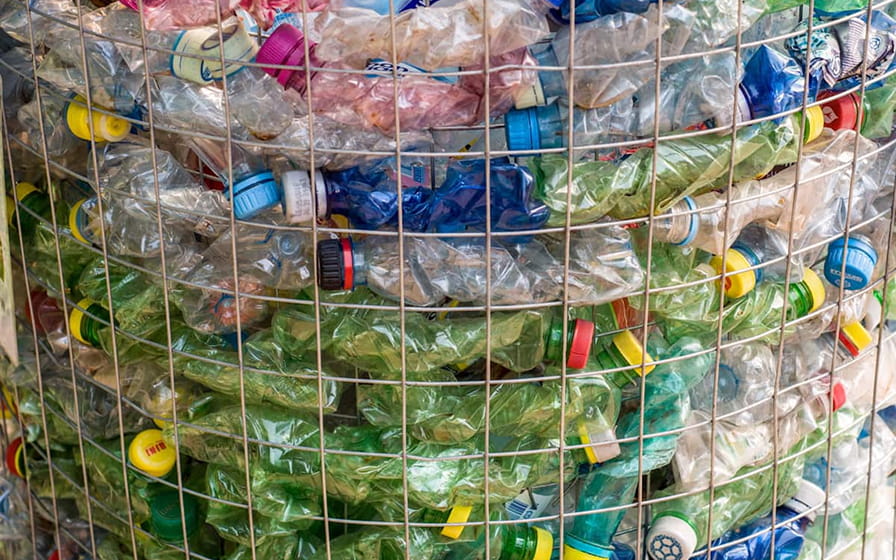 Containers to recycle in Playa de Muro Hotels