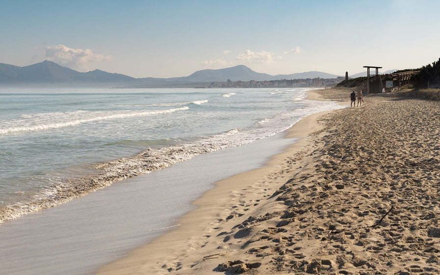 Vista panorámica de la zona de Es Comú